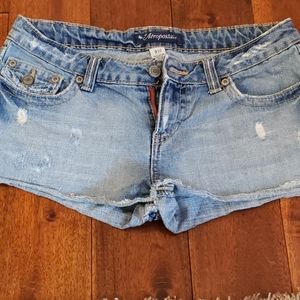 Aero mini Jean shorts